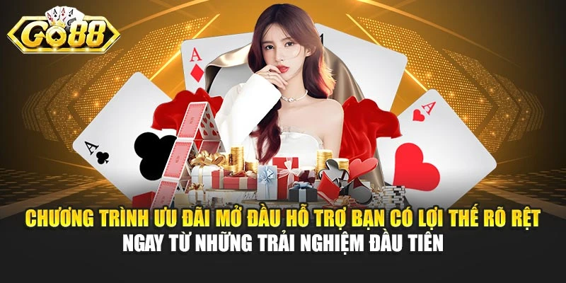 Chương trình ưu đãi mở đầu hỗ trợ bạn có lợi thế rõ rệt ngay từ những trải nghiệm đầu tiên