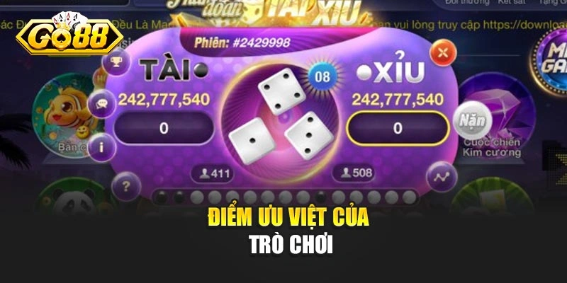 Điểm ưu việt của trò chơi