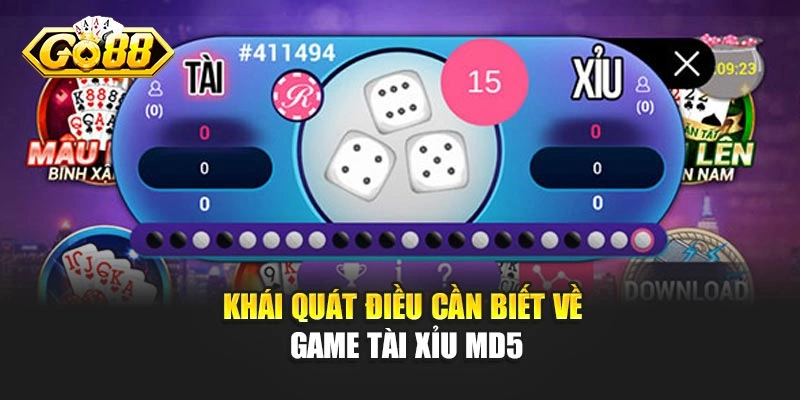 Khái quát điều cần biết về game Tài Xỉu MD5