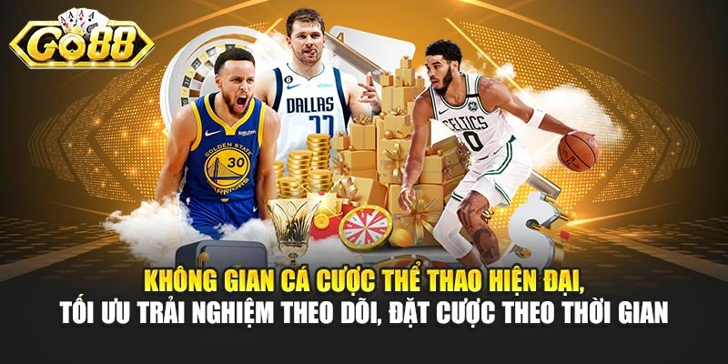 Không gian cá cược thể thao hiện đại, tối ưu trải nghiệm theo dõi, đặt cược theo thời gian